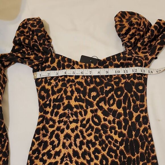 Pretty little thing cheetah print dress size 6 - Picture 3 of 7